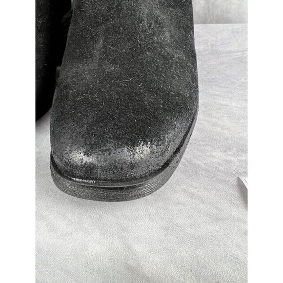 Sofft Suede Leather Studded Slip On Mule Clogs Block Heel Shoes Black Size 6 M - Picture 3 of 9